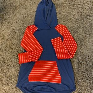 LuLaRoe amber hoodie size large